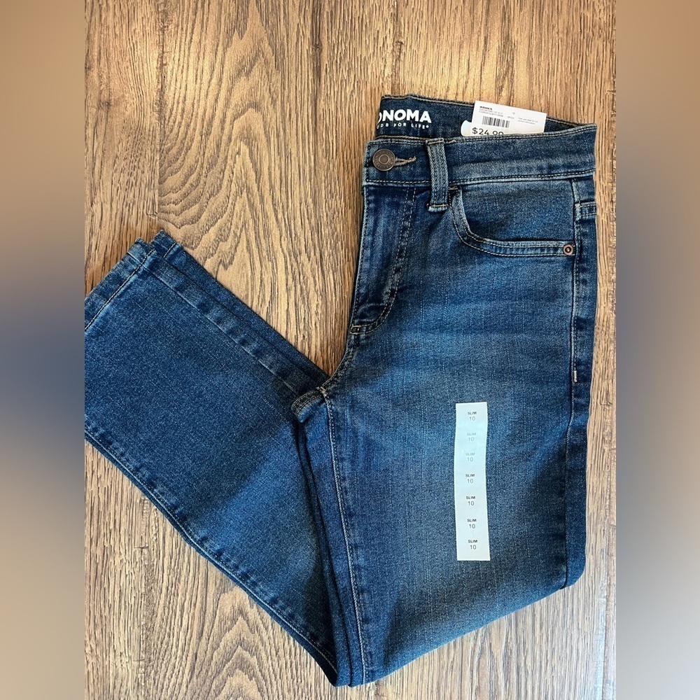 NWT Sonoma Boy’s Jeans Slim in Medium Wash| Size: 10
